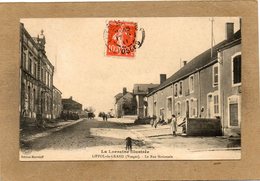 CPA - LIFFOL-le-GRAND (88) - Aspect De La Rue Nationale En 1911 - Liffol Le Grand