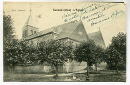 CPA - Carte Postale - France - Auneuil - L'Eglise - 1916 (SV6925) - Auneuil