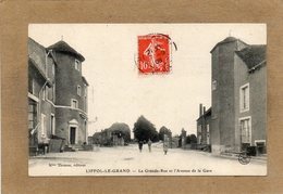 CPA - LIFFOL-le-GRAND (88) - Aspect De La Grande-Rue Et De L'avenue De La Gare En 1908 - Liffol Le Grand