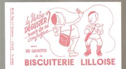 Buvard Biscuiterie Lilloise 40-42 Rue J.-J. ROUSSEAU à Lille Le Verbe Déguster? Mais ça Se Conjugue - Sucreries & Gâteaux