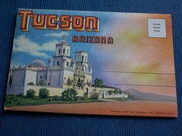 CARNET DE 18 Vues ( Chaque,dépliant Est Double ) Avec Explicatif De Tucson - Tucson