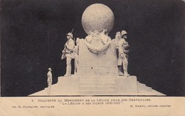 CPA Maquette Du Monument De La Légion Pour Son Centenaire - "La Légion A Ses Morts 1831-1931" - 1931 (38867) - Oorlogsmonumenten