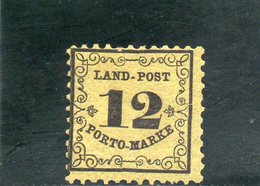 BADEN 1862 * - Postfris