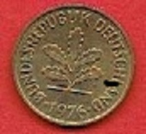 GERMANY #  5 PFENNING FROM 1976 - 5 Pfennig