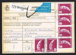 1978. Tupilak. 6 Kr. Violetin Total 6 Pieces On Adressekort To UPERNAVIK From  CHRIST... (Michel 111) - JF104360 - Lettres & Documents