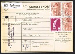 1978. Tupilak. 6 Kr. Violet + 3X 1 KR. On Adressekort To UPERNAVIK From  EGEDESMINDE ... (Michel 111) - JF104361 - Covers & Documents