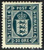 1930. Official. 20 Øre Blue. Perf. 14x14½, (Michel D19) - JF158725 - Service