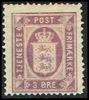 1875. Official. 3 Øre . Perf. 14x13½  (Michel D4YA) - JF309680 - Dienstmarken