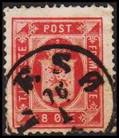 1875. Official. 8 Øre Rosa. Perf. 14x13½ ANTIQUA LÆSØ 16 1. (Michel D6YA) - JF317339 - Servizio