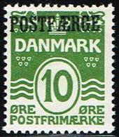 1922. Parcel Post (POSTFÆRGE). Wavy-line. 10 Øre Green. (Michel PF5) - JF158786 - Colis Postaux