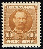 1907. King Frederik VIII. 100 Øre Olive-brown (Michel 59) - JF158594 - Ungebraucht