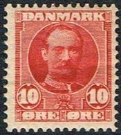 1907. King Frederik VIII. 10 Øre Red (Michel 54) - JF164740 - Nuovi