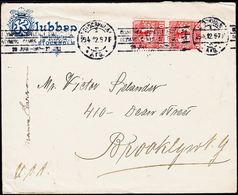 1911-1919. Gustav V. 10 öre Carmine. STOCKHOLM 29. 4. 12 OLYMPISKA SPELEN I STOCKHOLM... (Michel 71) - JF176272 - Covers & Documents