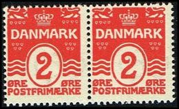 1917. Numeral. 2 Øre Red-carmine. Perf. 14.  (Michel 43B) - JF317099 - Ungebraucht