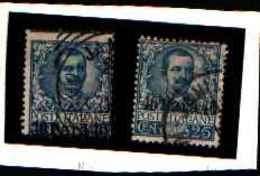 90366) LEVANTE-ALBANIA- Floreale Soprast. In Moneta Turca-1902-USATI - Albanie