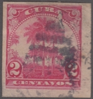 1905-143 CUBA REPUBLICA. 1905. 2c PALMAS. Ed.177c. BOOKLED STAMPS. USED. - Unused Stamps