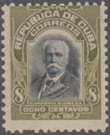 1911-145 CUBA REPUBLICA. 1911. 8c. CALIXTO GARCIA. PATRIOTAS. Ed.193. MNH. - Nuevos