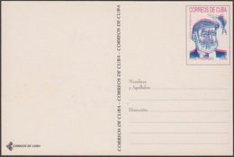 1999-EP-213 CUBA 1999 ERNEST HEMINGWAY UNCATALOGUED POSTAL STATIONERY ERROR. - Storia Postale