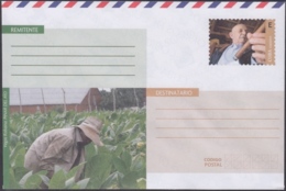 2018-EP-51 CUBA 2018 UNUSED INTERNACIONAL POSTAL STATIONERY. ALEJANDRO ROBAINA, TOBACCO, TABACO. - Storia Postale