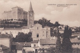 Cartolina : Rara Rivoli Torinese (Italia) Castello Reale Colleggiata S Maria Della Stella     Ed Crosazzo - Rivoli