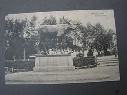 Delcampe - Gumbinen , Denkmal Mit Elch - Ostpreussen