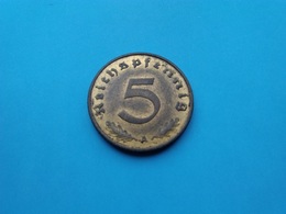 ALLEMAGNE  5 Reichspfennig  1937   -  Deutschland - 5 Reichspfennig