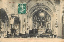 - Dpt Div -ref-AF548- Tarn - Castelnau De Montmirail - Interieur De L Eglise - Edition Labouche N° 168 - Carte Bon Etat- - Castelnau De Montmirail
