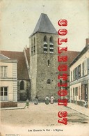 78 ☺♥♥ LES ESSARTS Le ROI < RARE CARTE COULEUR De L'EGLISE < VOYAGEE 190? Edition BROUTECHOUX - Les Essarts Le Roi