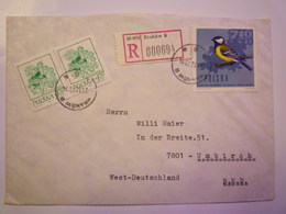 2019 (29)  LETTRE REC Au Départ De  KRAKOW  à Destination De  UMKIRCH   1977   - Covers & Documents