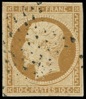 PRESIDENCE - 9    10c. Bistre-jaune, Obl. ETOILE Légère, TTB. C - 1852 Luigi-Napoleone