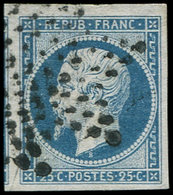 PRESIDENCE - 10   25c. Bleu, Obl. Etoile, Petit Voisin à Gauche, TTB - 1852 Luigi-Napoleone