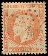 EMPIRE LAURE - 31   40c. Orange, Obl. Etoile 1, Frappe Légère, Centrage Parfait, Superbe - 1863-1870 Napoleon III With Laurels