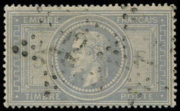 EMPIRE LAURE - 33    5f. Violet-gris, Obl. Etoile 22, TB. C - 1863-1870 Napoléon III. Laure