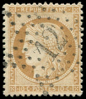 SIEGE DE PARIS - 36   10c. Bistre-jaune, Obl. Etoile 12, Frappe TTB - 1870 Asedio De Paris