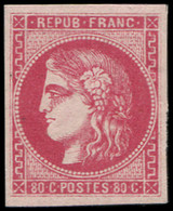 * EMISSION DE BORDEAUX - 49b  80c. Rose Vif, Frais Et TB. C - 1870 Emissione Di Bordeaux