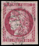 EMISSION DE BORDEAUX - 49   80c. Rose, Oblitéré GC, TB - 1870 Emissione Di Bordeaux