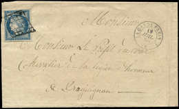 Let OBLITERATIONS PAR DEPARTEMENTS - 78/VAR N°4 Obl. GRILLE S. LSC, Càd T15 LA GARDE FREINET 19/7/50, TTB - 1849-1876: Periodo Classico