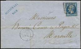 Let POSTE MARITIME - N°14B Obl. PC 1896 S. LAC De Nice, Càd NICE BAT A VAP 5/10/61, TTB - Maritime Post