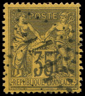 BUREAUX FRANCAIS A L'ETRANGER - N°93 Obl. GC 5105 De SHANG-HAI, TB - 1849-1876: Periodo Classico