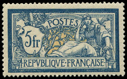 ** EMISSIONS DU XXème SIECLE - 123   Merson,  5f. Bleu Et Chamois, Bon Centrage, TB - Unused Stamps