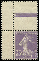 ** EMISSIONS DU XXème SIECLE - 136   Semeuse Chiffres Maigres, 35c. Violet Clair, Cdf, Bon Centrage, TB - Unused Stamps