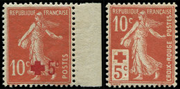 ** EMISSIONS DU XXème SIECLE - 146/47 Croix Rouge, Les 2 Très Bien Centrés, TB - Unused Stamps