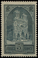 * EMISSIONS DU XXème SIECLE - 259a  Cathédrale De Reims, 3f. Ardoise, T II, TB - Nuovi