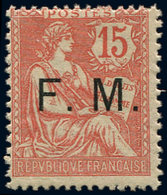 ** FRANCHISE MILITAIRE - 2    15c. Vermillon, Centrage Courant, TB - Military Postage Stamps