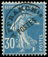 ** PREOBLITERES - 60  Semeuse Camée, 30c. Bleu, TB - 1893-1947