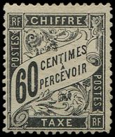 * TAXE - 21  60c. Noir, TB - 1859-1959 Storia Postale