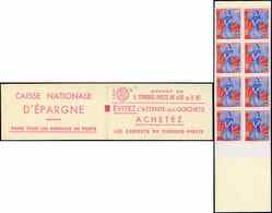 CARNETS (N°Cérès Jusqu'en1964) - 362  Marianne à La Nef, 0,25 Bleu Et Rouge, N°1234y, T II, S. 01-60, TB - Other & Unclassified