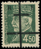 ** TIMBRES DE LIBERATION - LILLE 16 : 4f50 Vert Typo, NON EMIS, TB - Liberation