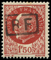 * TIMBRES DE LIBERATION - POITIERS 27 : 1f50 Brun-rouge, Surcharge T III, Infime Ch., Rouss. Sur Une Dent, Sinon TB - Liberation