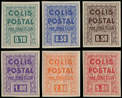 ** COLIS POSTAUX - 182A/F Majoration, La Série Non Dentelée, TB, N° Cérès - Mint/Hinged